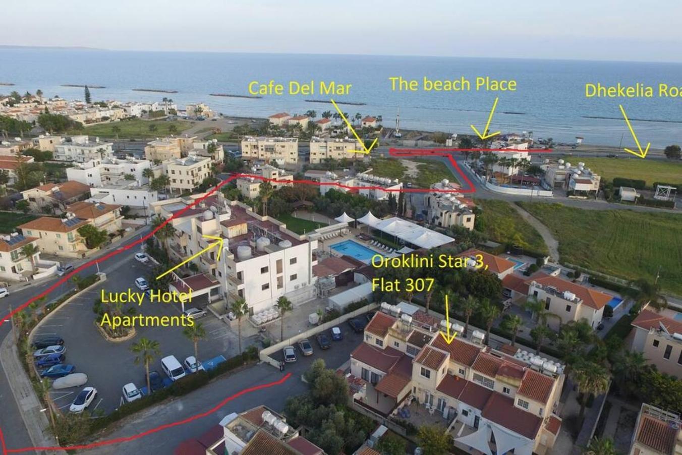 Oroklini Star 200Metres From The Sandy Beach Larnaca Buitenkant foto